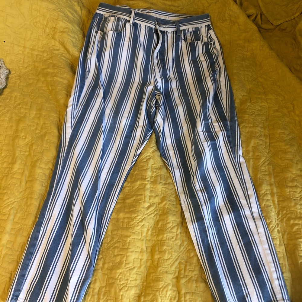 Striped American Eagle Jeans